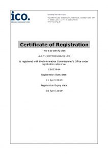 ICO Registration Certificate